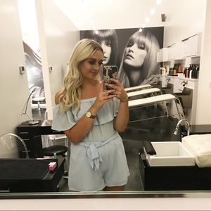 Off the shoulder romper